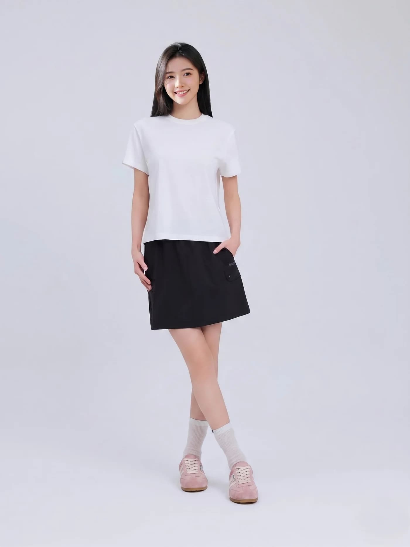 Giày Sục Đạp Gót Nữ Mule Sneaker GGOBK CloudS Vải Lưới Thoáng Khí, Êm Chân, Thời Trang – Màu Hồng Rose — trải nghiệm thực tế