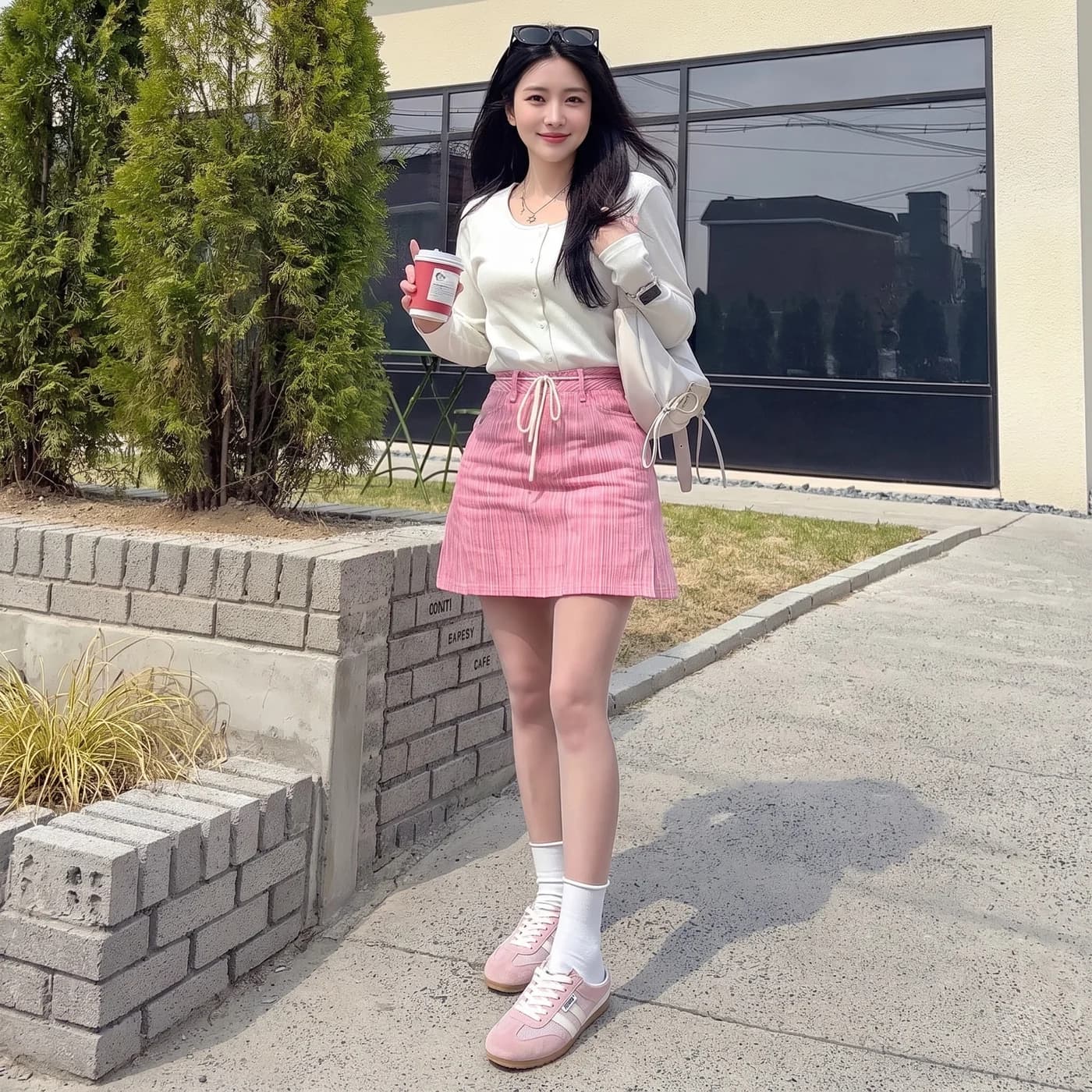 Giày Sục Đạp Gót Nữ Mule Sneaker GGOBK CloudS Vải Lưới Thoáng Khí, Êm Chân, Thời Trang – Màu Hồng Rose — trải nghiệm thực tế